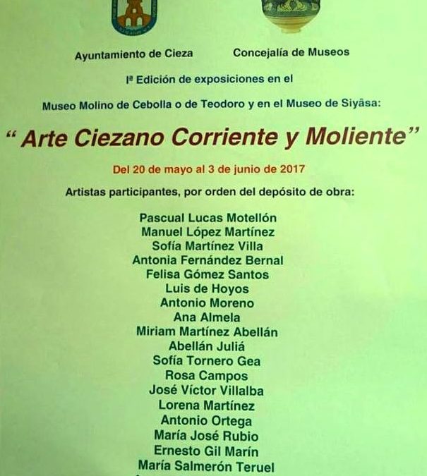 Nueva exposición ‘Arte Ciezano Corriente y Moliente’ en el Molino Teodoro