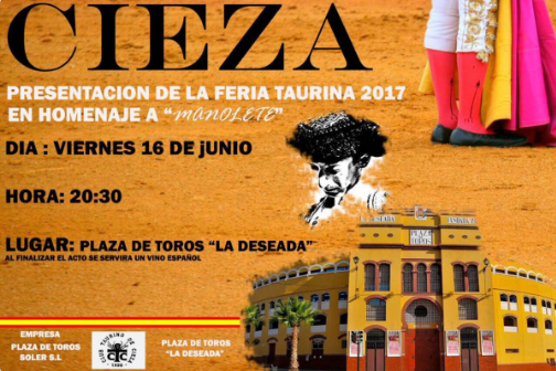 Se presentan en la plaza de toros de Cieza tres próximas corridas