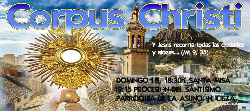 Este domingo se celebra la misa y procesión del Corpus