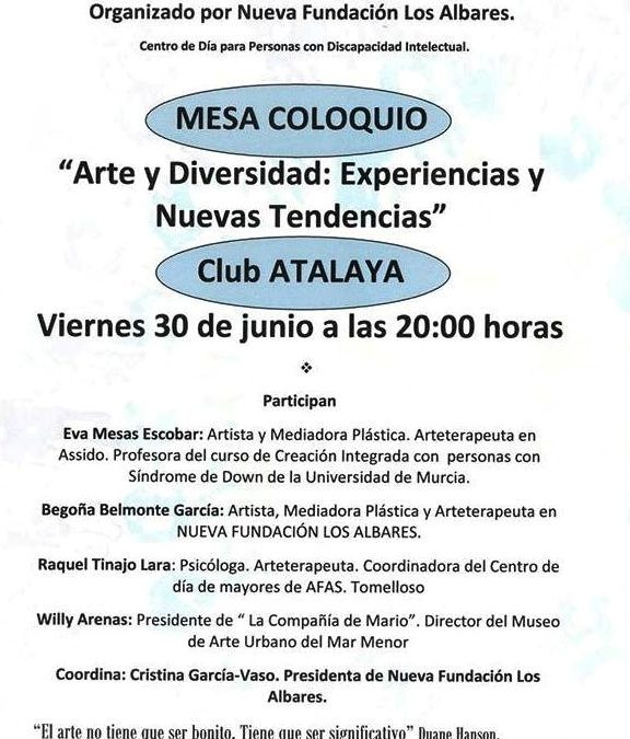 Mesa coloquio ‘Arte y diversidad: Experiencias y nuevas tendencias’