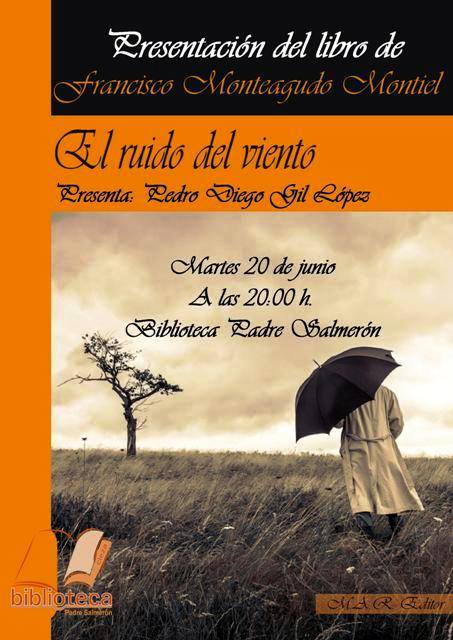 Presentación de la novela ‘El ruido del Viento’