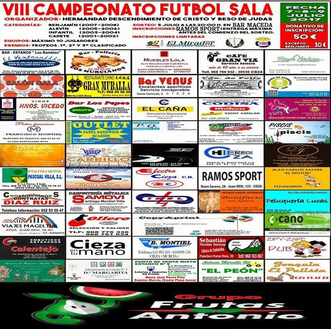 Sorteo del Campeonato Futsal de la Hermandad del Descendimiento de Cristo