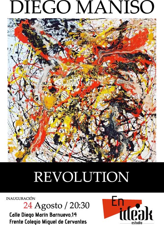 Imagen del Cartel de la Exposición Revolution en Cieza.