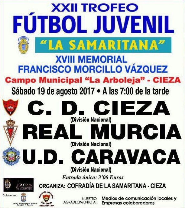Imagen del Cartel del Torneo de la Samaritana en Cieza.