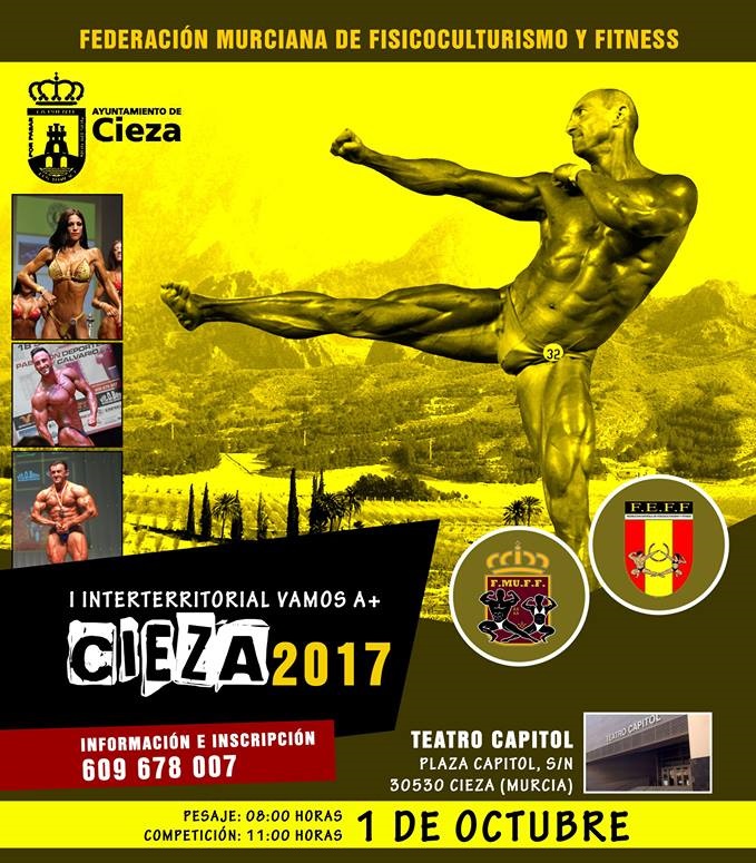 Cartel de la prueba Interterritorial Vamos A+Cieza