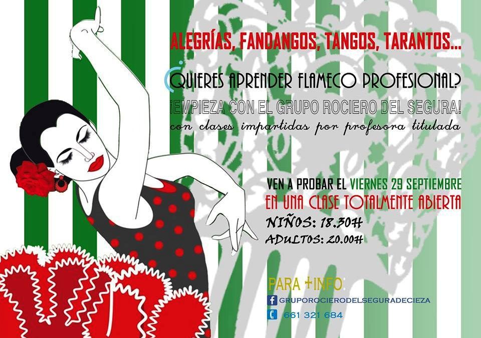 Jornada de puertas abiertas de la escuela del Grupo Rociero del Segura de cieza