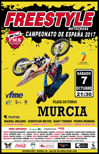 El Campeonato de España de CEFMX llega a Murcia, y nosotros te invitamos a ir