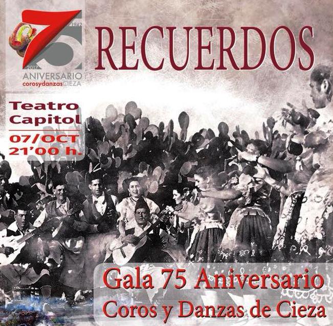 El Grupo de Coros y Danzas realiza la Gala de su 75 Aniversario bajo el título «Recuerdos»
