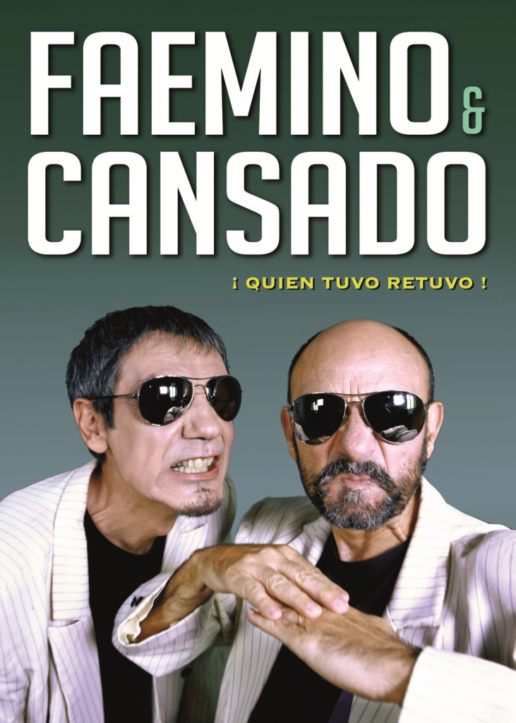 Cartel de la otra de teatro de Faemino y Cansado este sábado en el Teatro Capitol de Cieza.