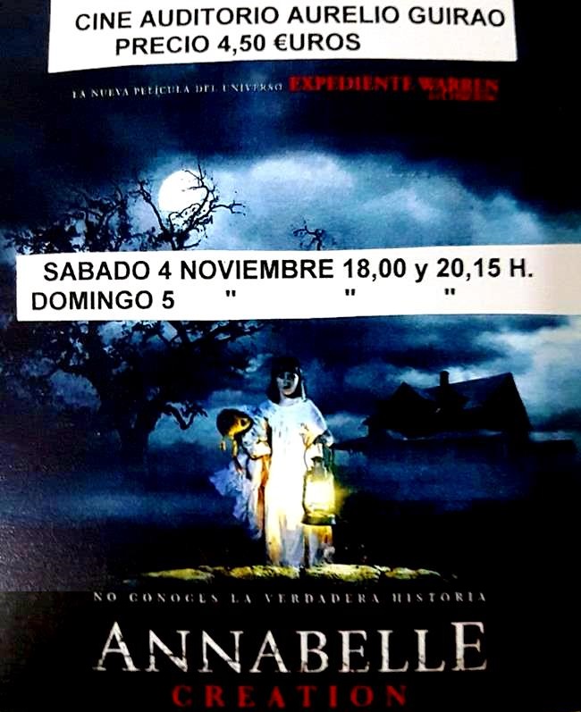 Imagen de la Cartelera de cine en el Auditorio Aurelio Guirao de Cieza.