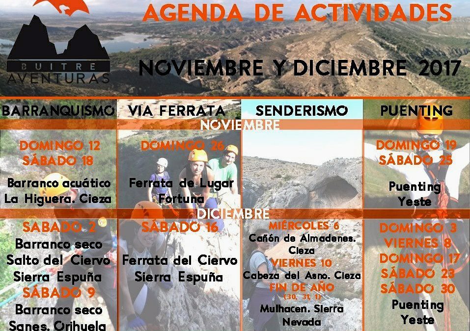 Acaba el año viviendo una aventura única con Buitreaventuras