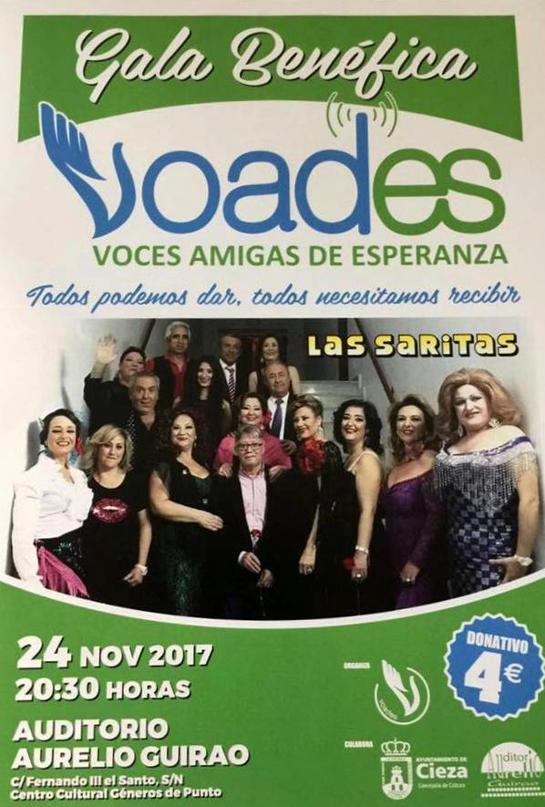 Gala Benéfica a favor de la asociación Voces Amigas de Esperanza, 'VOADES' en Cieza.