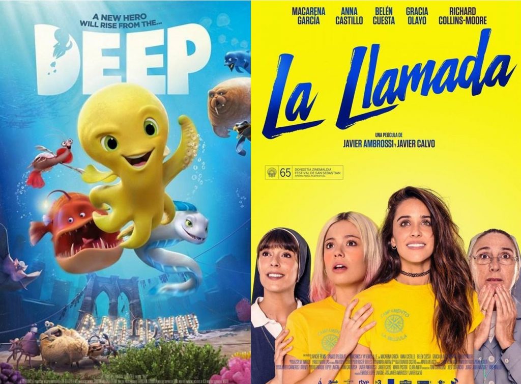 Foto del cartel de la doble sesión de cine en el Aurelio Guirao con las películas 'Deep' y 'La Llamada'Doble sesión de cine en el Aurelio Guirao con las películas 'Deep' y 'La Llamada' en Cieza.