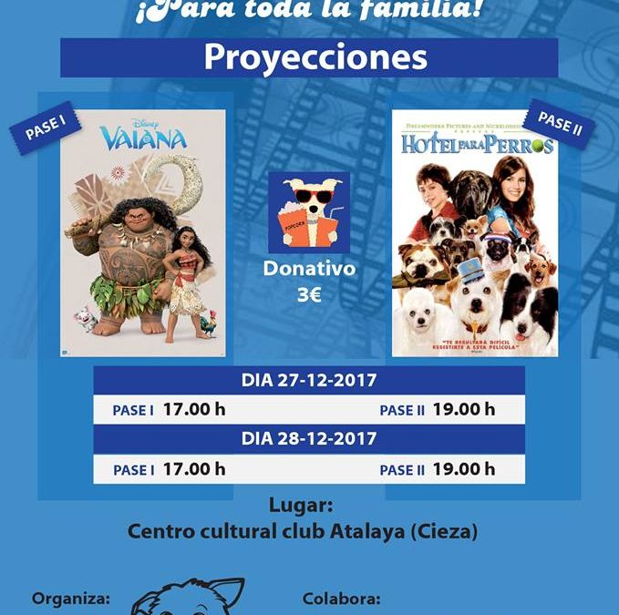 Proyecciones organizadas por la protectora animal El Hocico