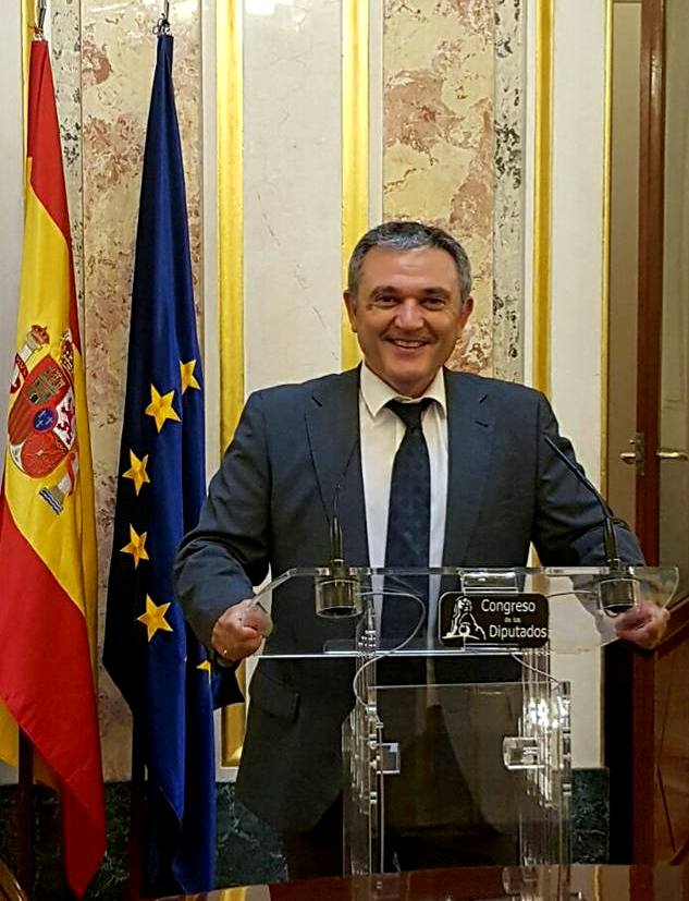 Fotografía de Antonio Semitiel García, presentador de la Semana Santa de Cieza 2018.