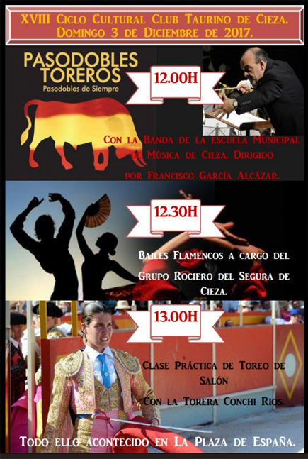Prosiguen las actividades preparadas del XVIII Ciclo Cultural Taurino con una recogida de juguetes a favor de Cáritas, entre otras cosas