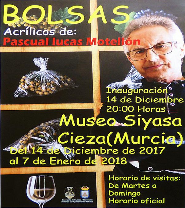 Inauguración de la exposición ‘Bolsas’ de Pascual Lucas Motellón