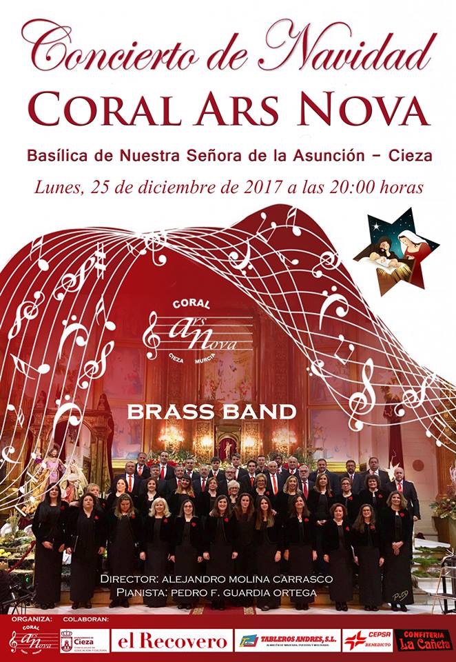 Cartel del Concierto Coral Ars Nova Cieza