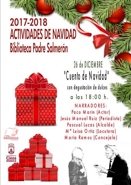 Narración abreviada de “Cuento de Navidad” por unos actores ‘muy especiales’ en la Biblioteca Padre Salmerón