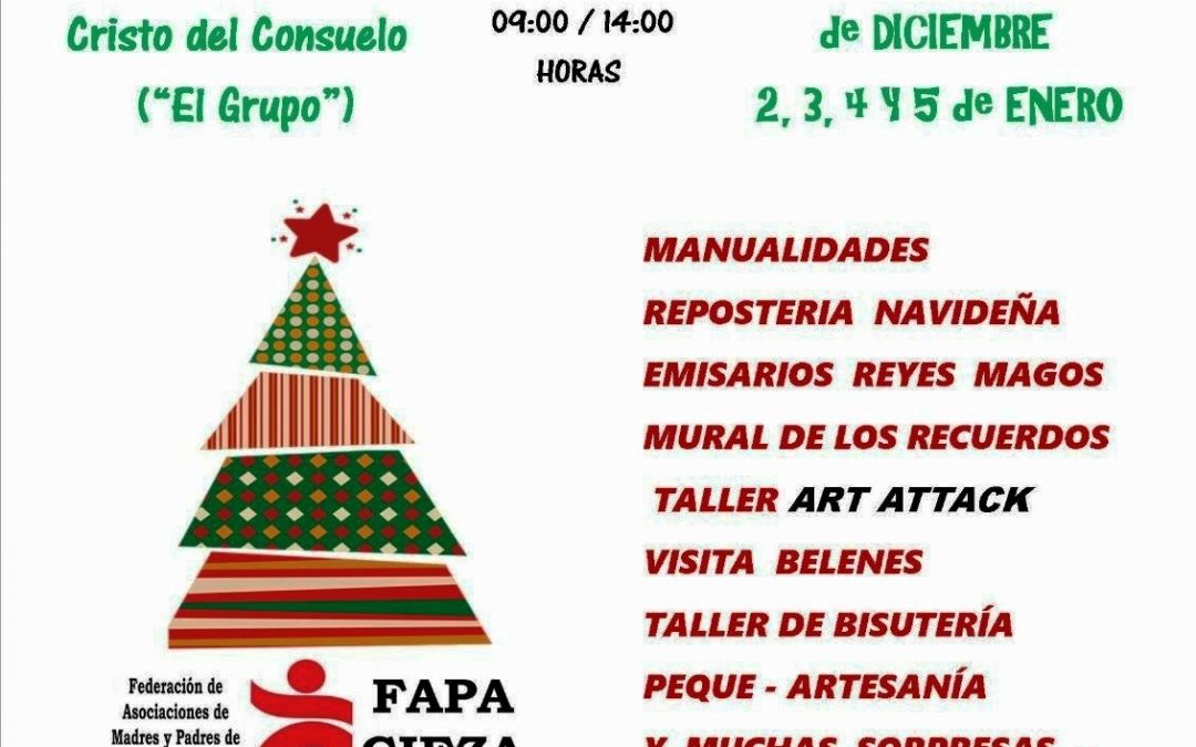 Inicio del Taller de Navidad de Fapa Cieza
