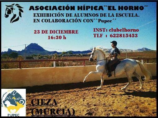 La protectora de animales ‘Pupec’ estará presente en la exhibición de los alumnos de la Escuela Hípica de ‘El Horno’