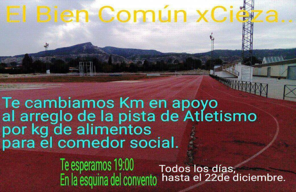 Carreras del Bien Común X Cieza con apoyo al comedor social Piedras Vivas.