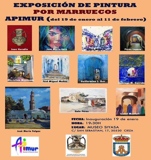Inauguración de la exposición ‘Por Marruecos’ de la Asociación de Pintores de Murcia