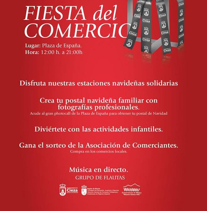 Fiesta del Comercio en la Plaza de España, donde también se colaborará con Afemce 