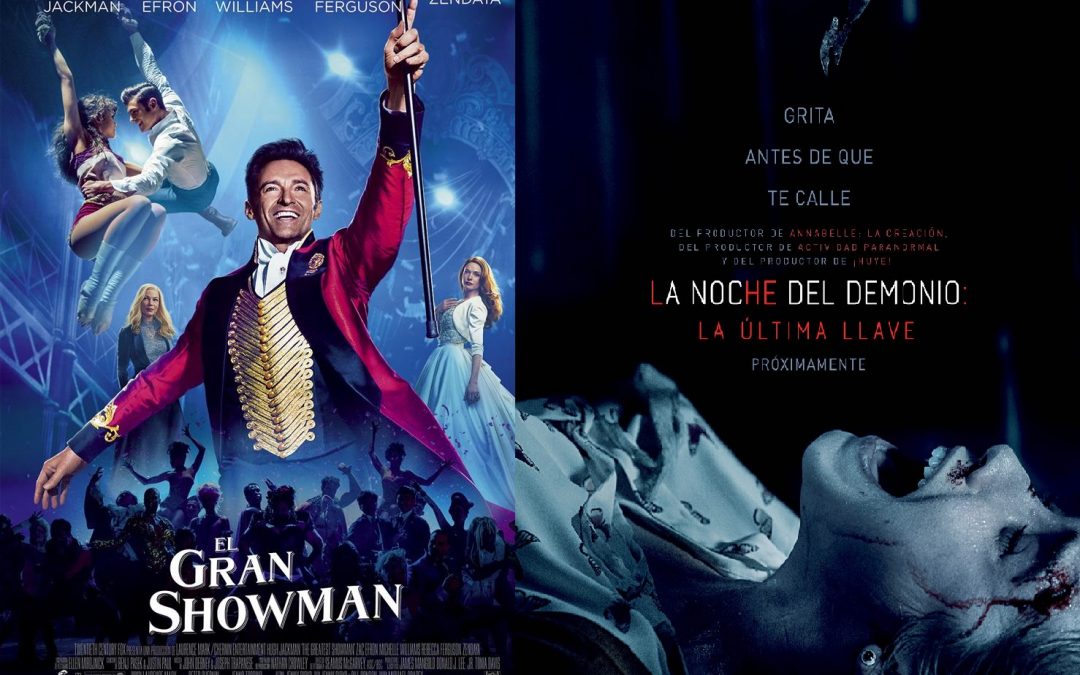 Doble sesión de Cine en Cieza con ‘La Noche del Demonio’ y ‘El Gran Showman’
