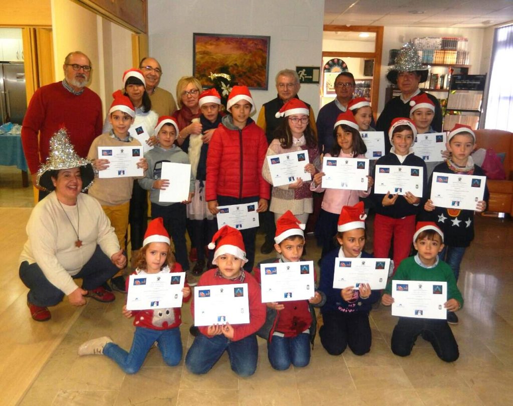 Fotografía del acto de la Clausura taller navidalia de las Morericas en Cieza.