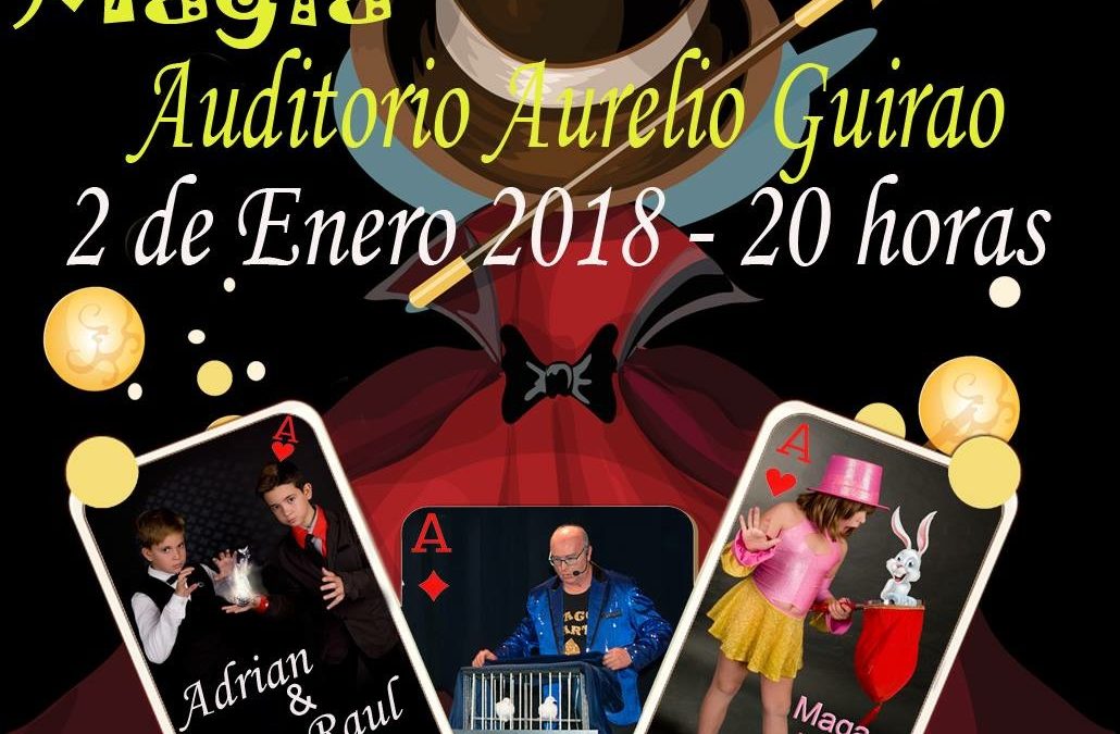 Espectáculo de Magia de el Mago Marti en el Auditorio Aurelio Guirao