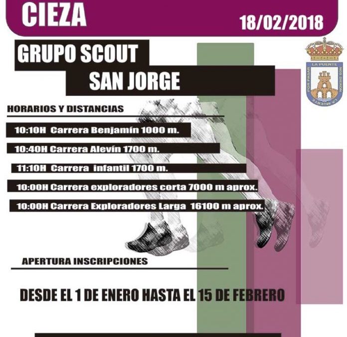 III Carrera «Exploradores de Cieza» organizada por Grupo Scout San Jorge