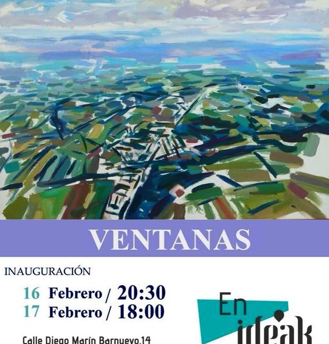 Inauguración de la exposición “Ventanas” del ciezano José Víctor Villalba en Ideak Estudio