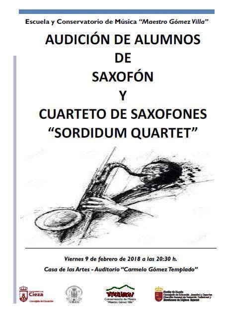 Concierto del cuarteto de saxofones Sordidum Quartet de Cieza
