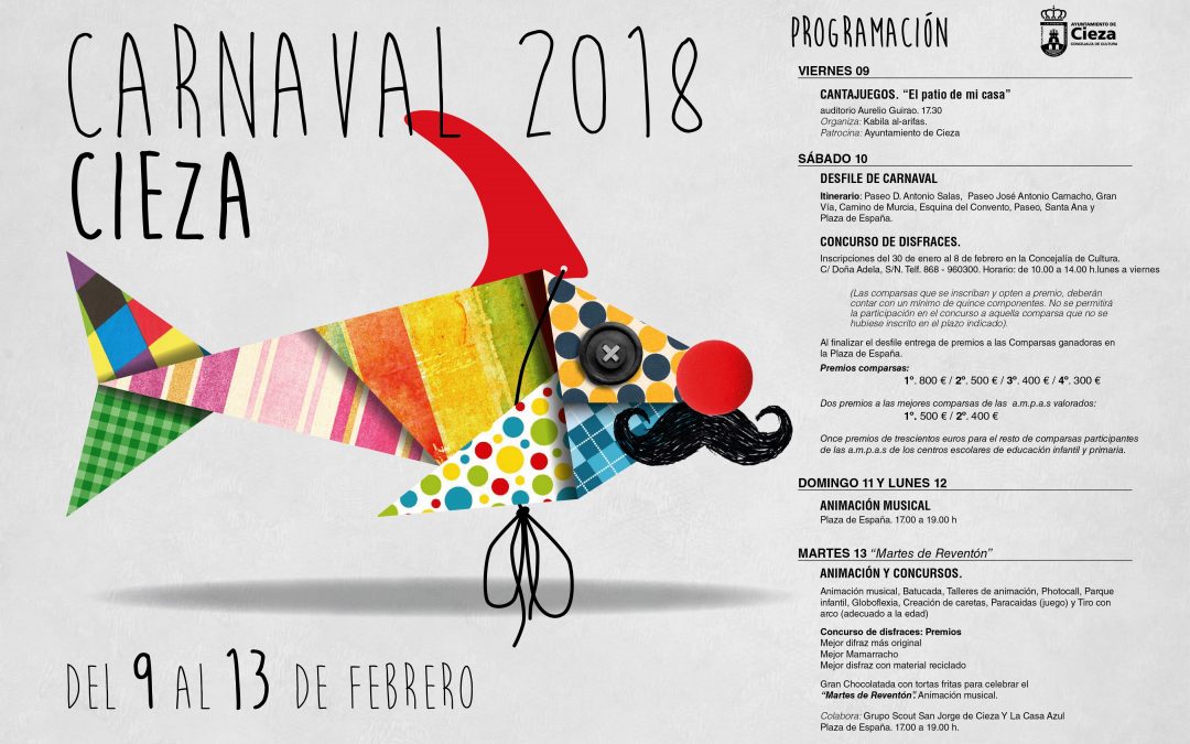 Programación Carnaval de Cieza 2018