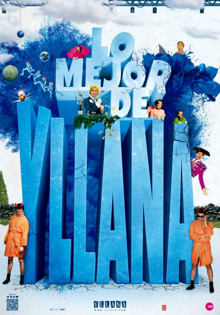 Cartel del Teatro Lo mejor de Yllana en el Teatro Capitol de Cieza.