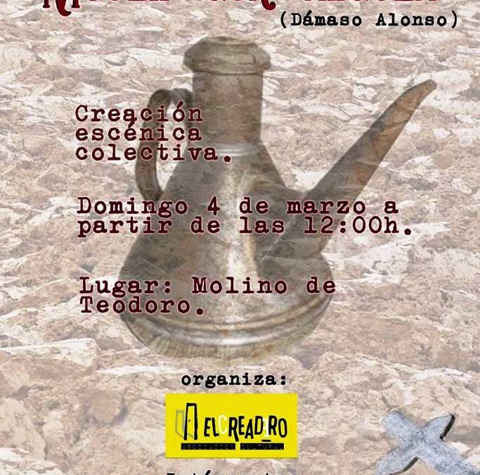 Teatro “Mujer con Alcuza” de Dámaso Alonso a cargo de El Creadero Asociación Cultural