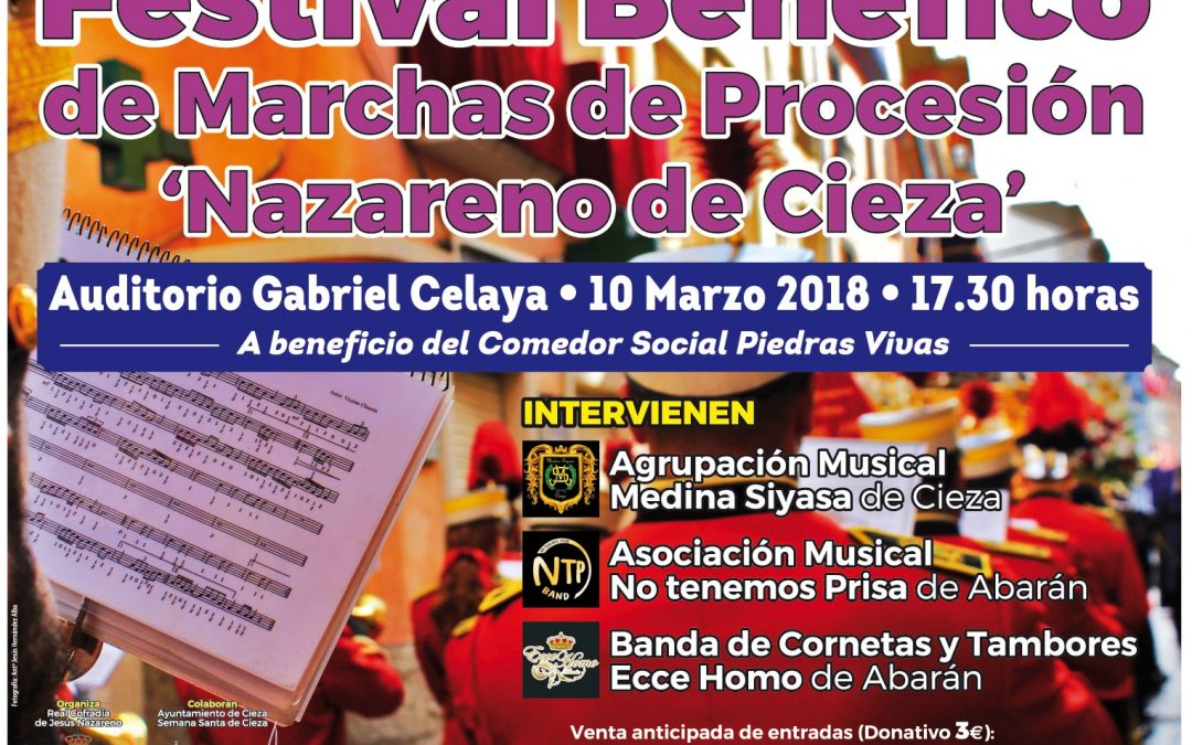 Festival Benéfico de Marchas de Procesión ‘Nazareno de Cieza’