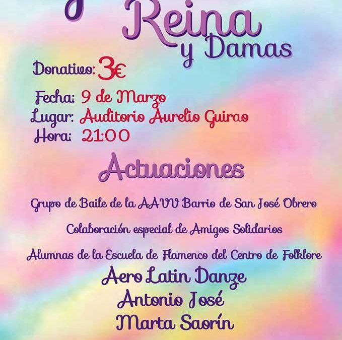 Gala Elección Reina y Damas de las Fiestas del Barrio de San José Obrero 2018