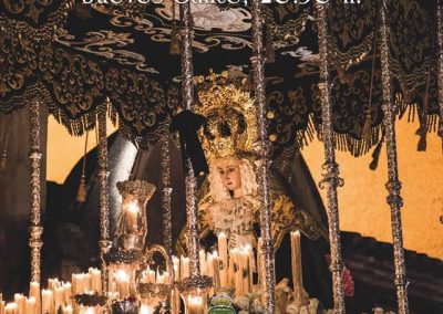 Cartel de la Procesión de los Hijos de María 2018.