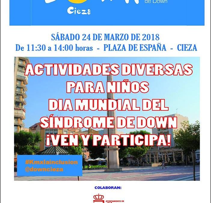 ‘Quedada’ y Actividades por el Día Mundial del Síndrome de Down en Cieza
