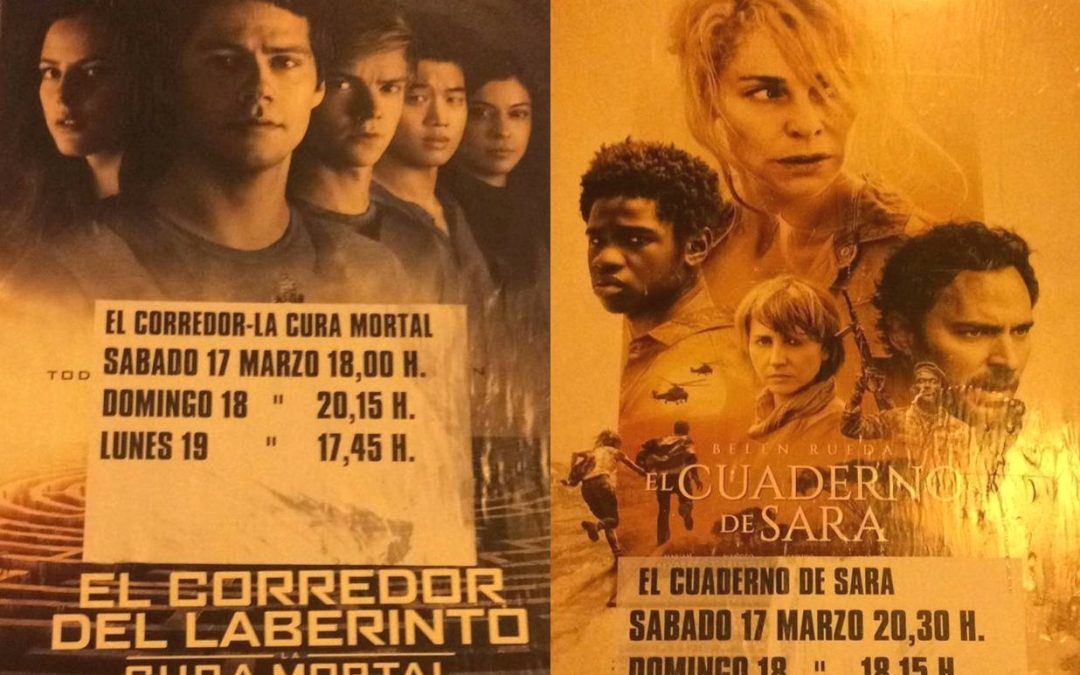 Doble sesión de Cine en Cieza con ‘El Corredor del Laberinto’ y ‘El Cuaderno de Sara’