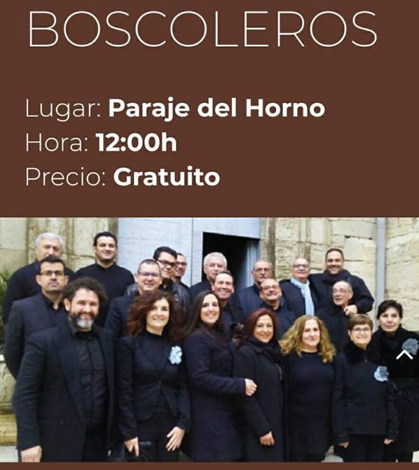 Concierto de Los Boscoleros este domingo 4 en el Horno