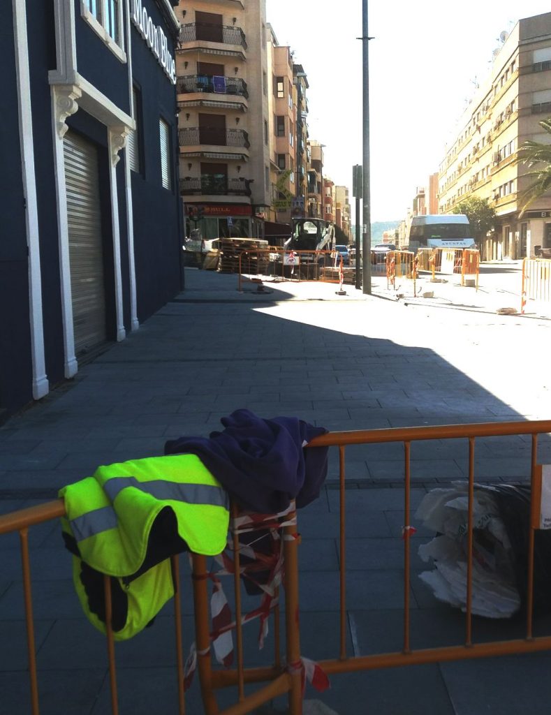 Imagen de las Obras Gran Vía Juan Carlos I de Cieza, foto Ayto Cieza.