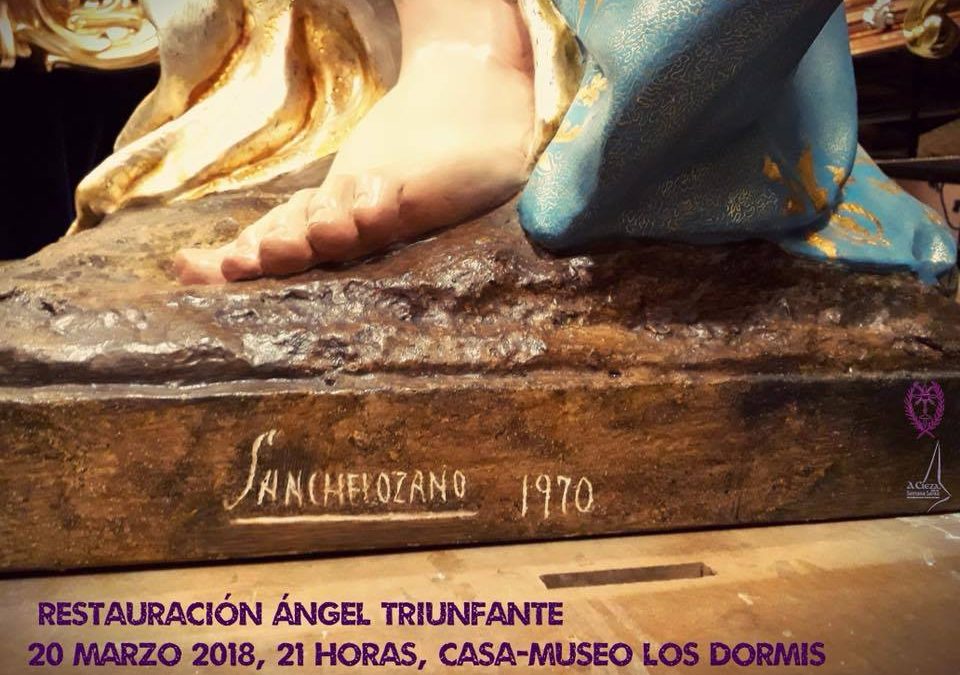 Presentación del Trabajo de Restauración de la imagen del Ángel Triunfante