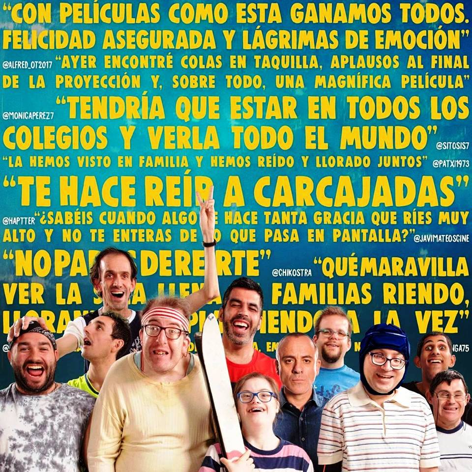 Imagen del cartel de la película Campeones en Cieza.
