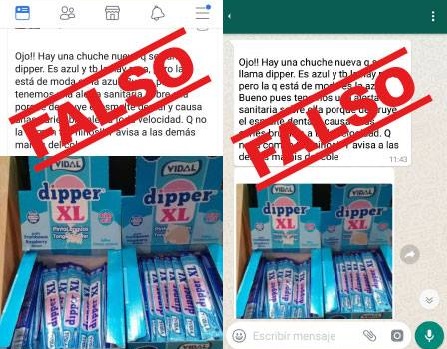 Vidal Golosinas desmiente un bulo que circula por redes sociales