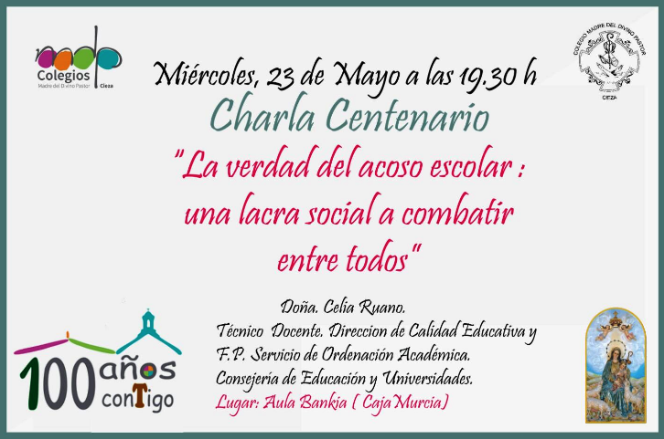 Charla ‘La verdad del acoso escolar: una lacra social a combatir entre todos’