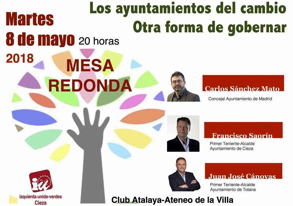 Mesa redonda: “Los ayuntamientos del cambio”