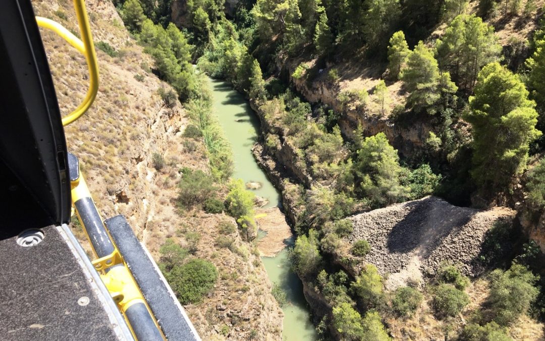 Un hombre es rescatado por los servicios de emergencias mientras realizaba senderismo en el Cañón de Almadenes